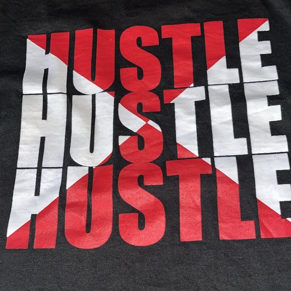 Boys “HUSTLE” Tee- Size 10/12 - Picture 2 of 5
